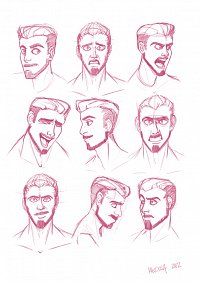 Fanart: Chris Expression Sheet