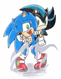 Fanart: Sonic und Mephiles