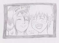 Fanart: Happy Birthday Naruto und Minari