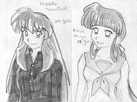 Fanart: Inuyasha und Kikyo (FF)