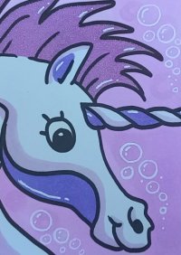 Fanart: #3587 "Crafty violet under the sea unicorn"