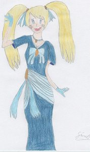 Fanart: Naruto als Mädchen im Abendkleid