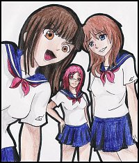 Fanart: KHS Karin, Ami & Noya