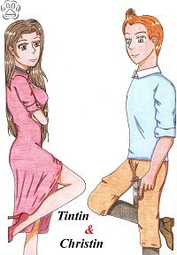 Fanart: Tim und Christin (Tintin et Christin)