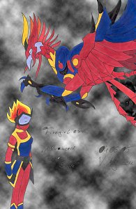 Fanart: Firegirl - "Advanced Phoenix-Style" - Für Rowan Ayamaki