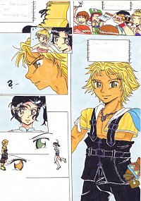 Fanart: Tidus im Manga (Eigenkreation)