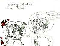 Fanart: zweideutige Situation - Akemi & Luchia / 20 Minuten Challenge