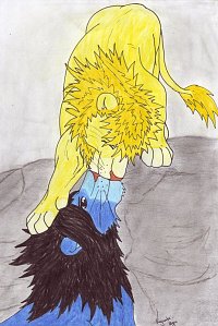 Fanart: Lion in Love "The Story of the Lionfox Naruto"