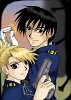 Roy Mustang udn Riza Hawkeye