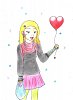 Emo-Girl mit Luftballon^^