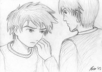 Fanart: Taichi Yagami und Hiroaki Ishida