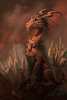 The dragon of red wastelands