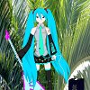 A Miku in ... my garden o.O