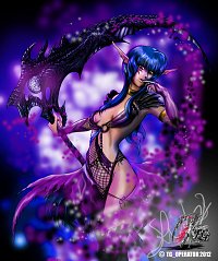 Fanart: Shedina Purple shadow queen