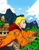 Naruto's Blick über Konoha WB coloration