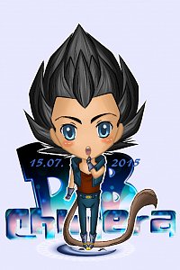 Fanart: DBC - Vegeta Chibi