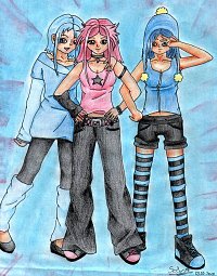 Fanart: Chaos-Trio: Sakura, Louli, Mia