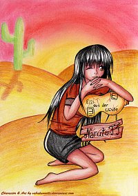 Fanart: Elli aus der Wüste - Cover