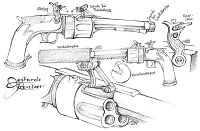 Fanart: Lestards Revolver - Konzeptzeichnung