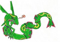 Fanart: Rayquaza - Ein Legi zu sein, ist nicht leicht