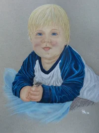Fanart: Portrait-Baby Auftragsarbeit