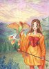 Phoenix-Mädchen - aus Real (Cosplay) entwickelte Mangafigur