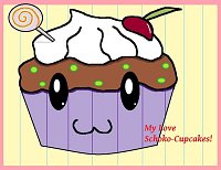 Fanart: Schoko-Cupcake