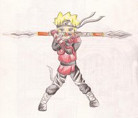 Fanart: Naruto and the Naginata of Raido