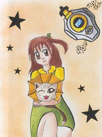 Fanart: Juri & Frimon for 10th Birthday of Digimon