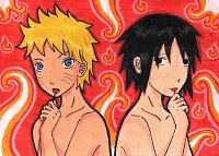 Fanart: Lollipop for Fun (SasuNaru-Style)