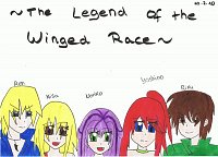 Fanart: The Legend of the Winged Race ~Cover~