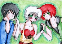 Fanart: Yami, Ayaka & Shinji | #einBlickindieZukunftSnG