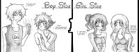 Fanart: Boys Side ~ Girls Side | #Crossover 01 Diano Magica & SnG