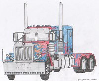 Fanart: Optimus Prime (Truck)