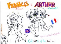 Fanart: Colours ot the World - Francis & Arthur