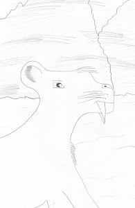Fanart: Ein junger Säbelzahnpanther