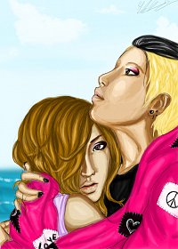 Fanart: Uruha and Miyavi in love