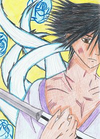 Fanart: Cover Teil 1: Die Dämonen in uns - Sasuke/Gobi