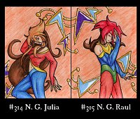 Fanart: #314 N. G. Julia & #315 N. G. Raul