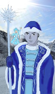 Fanart: Türchen 21 Balance Defenders Adventskalender - Väterchen Frost und Schneeflöckchen