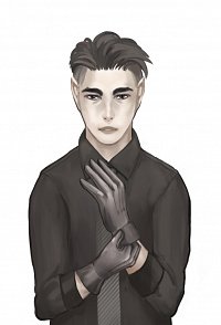 Fanart: Alpha-Vampir/Bodyguard "Meine Alphas, Meine Seelengefährten K.1 Illustration