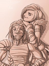 Fanart: Love is a Battlefield [Ariald Hofferson + Ashild Rosenqvist]