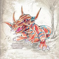 Fanart: greymon