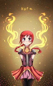 Fanart: Flame of Hope [Himitsu no Mahou]