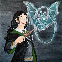 Fanart: Alex als Slytherin