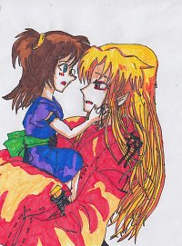 Fanart: Rei und Waka-die schönste Zeit des Lebens (Fanfic-die Tochter einer Göttin)