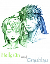 Cover: Hellgrün und Graublau