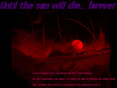 Cover: Until the sun will die... forever~