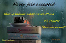 Cover: Never felt accepted