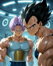 Cover: Trunks und Vegeta im Land der Saiyajin –